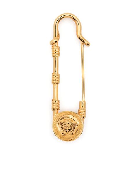 versace medusa safety pin|Versace Safety Pin Brooch for Women .